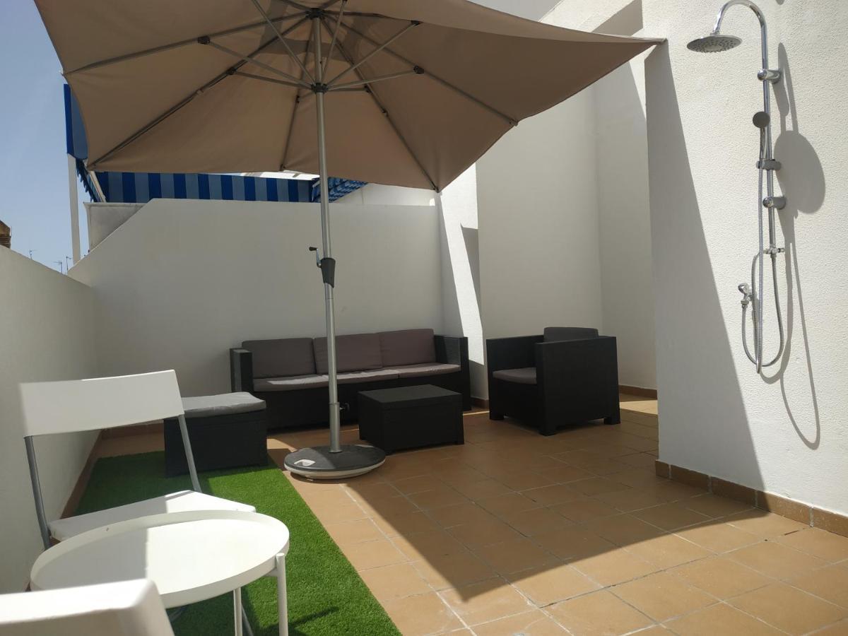 Atico En El Centro, Terraza 20 M2, Garaje, Wi-Fi, Ac Lägenhet Sanlúcar de Barrameda Exteriör bild