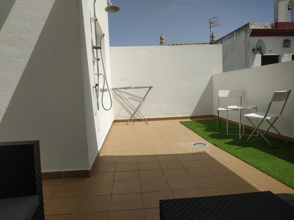 Atico En El Centro, Terraza 20 M2, Garaje, Wi-Fi, Ac Lägenhet Sanlúcar de Barrameda Exteriör bild